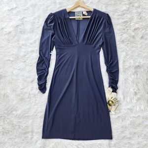 Norma‎ Kamali × Everlast Navy Long Sleeve Dress